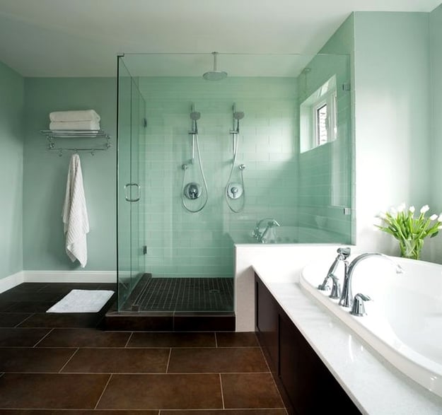 Liven Up Your Home With These Bathroom Colours - Green Bathroom