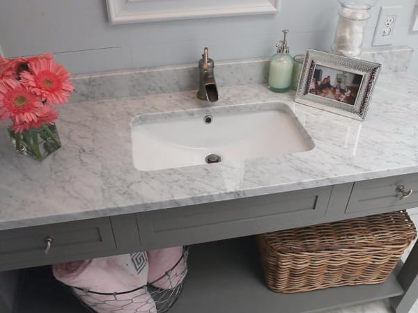 Marble Bathroom, Cleaning Marble Bathroom Countertops