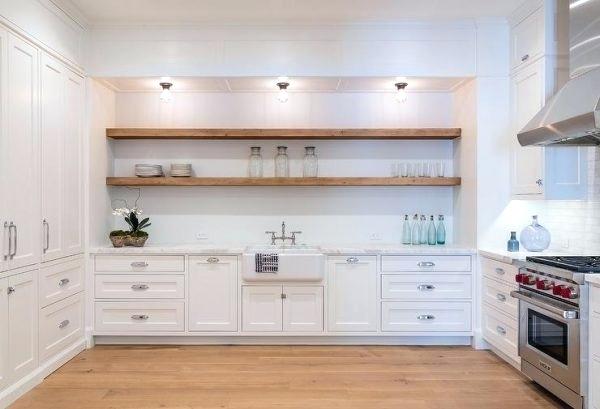 4 Alternatives to Bulky Upper Cabinets in the Kitchen - Stacked Cabinets
